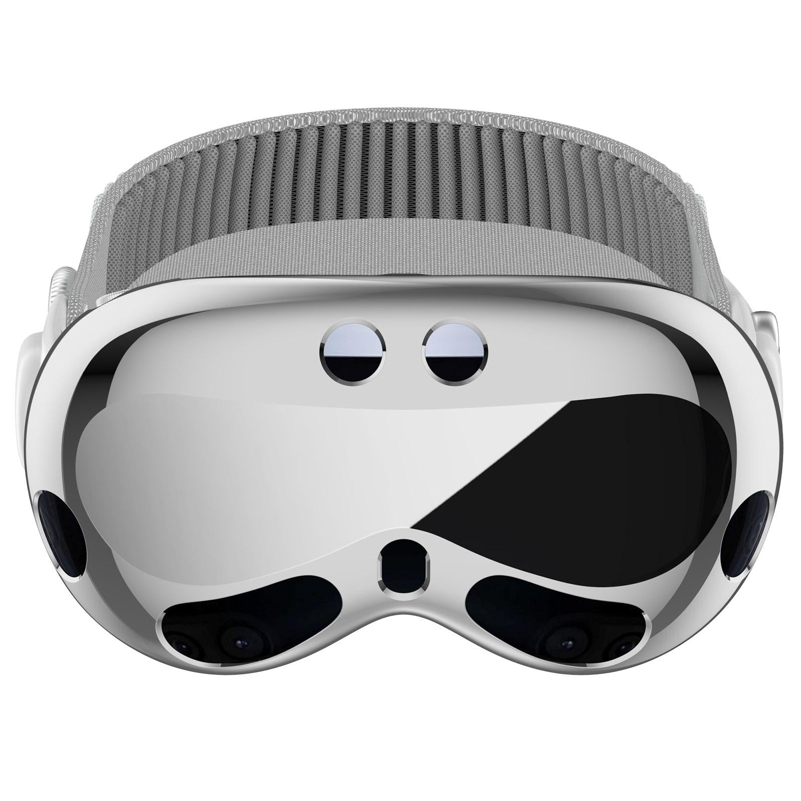 Vr Case for Apple Vision Pro - Electroplated Tpu - Sliver 12