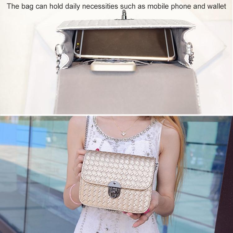 Black Chain Shoulder Bag For Women Small Square Design 5