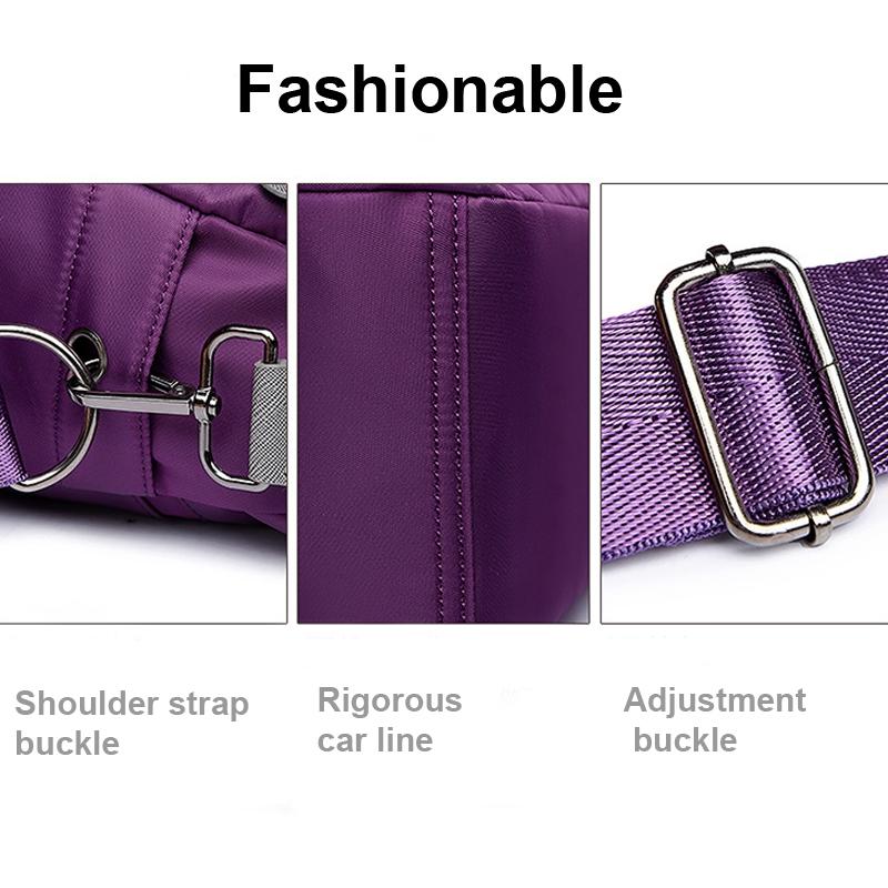 Versatile Oxford Cloth Shoulder Bag for Women - Blue 8