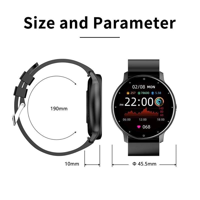 Smart Watch With Heart / Bp / Oxygen / Sleep Monitoring - Ip67 Waterproof - Yellow 9