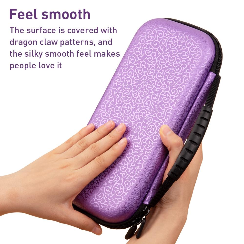 Nintendo Switch Storage Bag with Dragon Claw Pattern - Purple 6