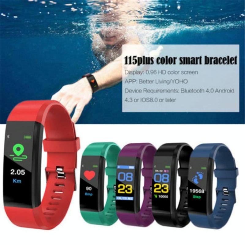 Smart Oled Fitness Tracker With Pedometer - Purple 6