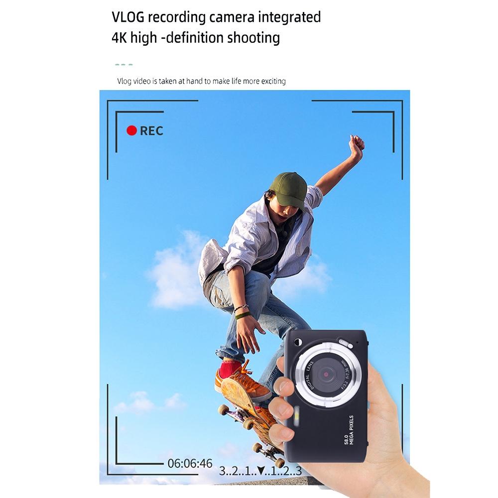 Portable 16X Zoom Hd Digital Camera With 2.88 Ips Screen - Green 10