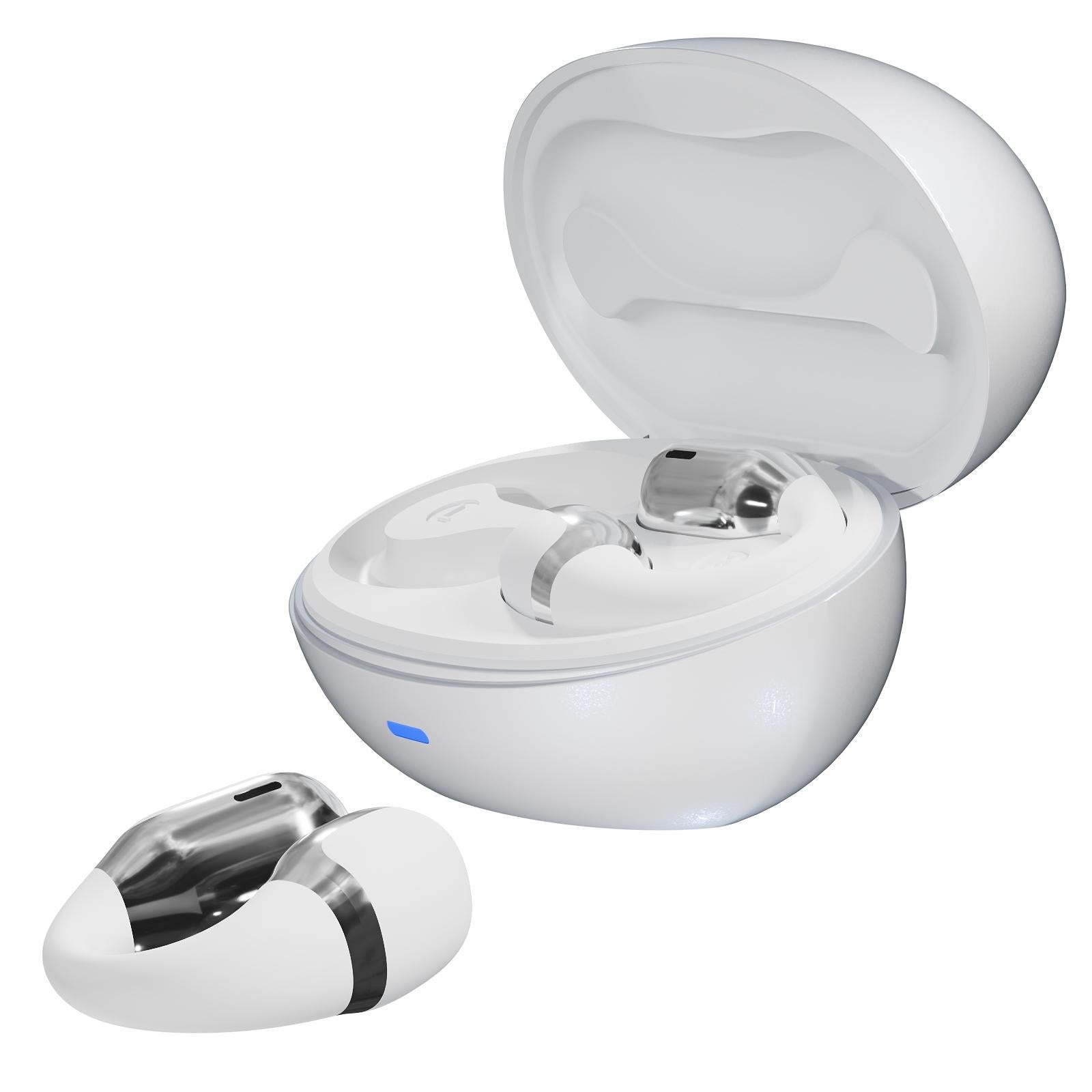 Wireless Sports Bluetooth Earphones with Air Conduction - F16 Tws - White 5