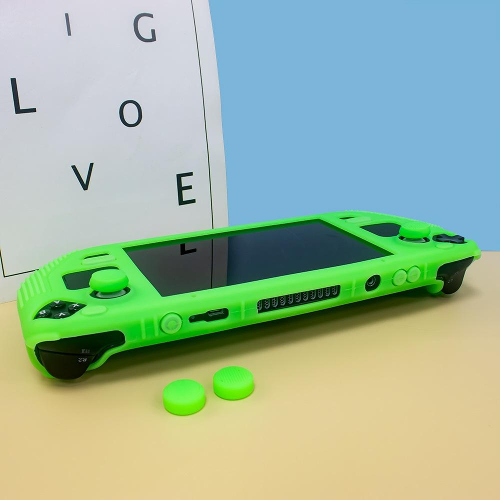 Silicone Protective Case with Holder for Steam Deck v V4-1 Pocket Consoles - Blue 9