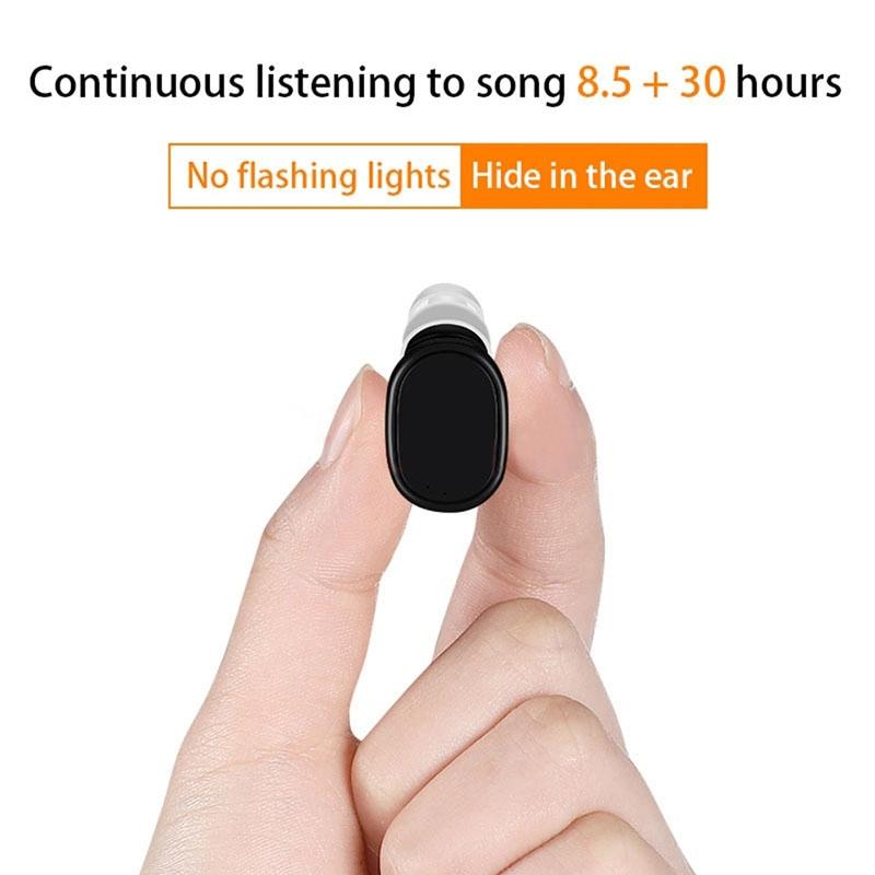 Portable Magnetic Bluetooth Earbud for Iphone - Lesiri X12 - White 5