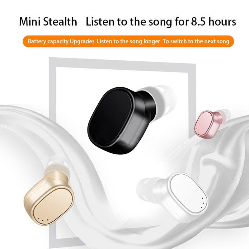 Portable Magnetic Bluetooth Earbud for Iphone - Lesiri X12 - White 7