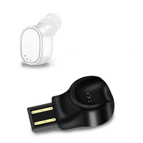 Portable Magnetic Bluetooth Earbud for Iphone - Lesiri X12 - White 8
