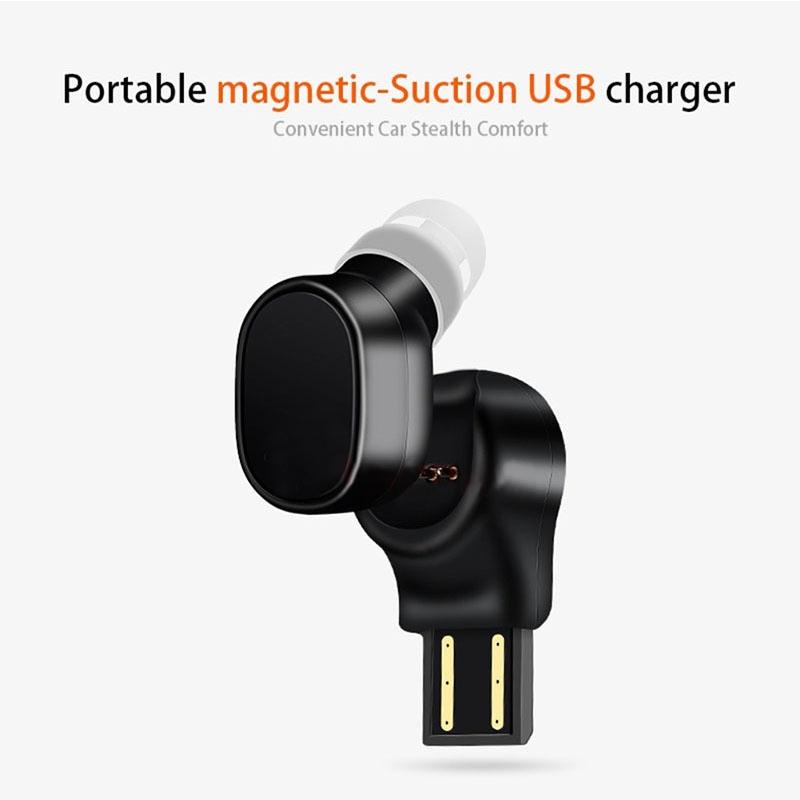 Portable Magnetic Bluetooth Earbud for Iphone - Lesiri X12 - White 15