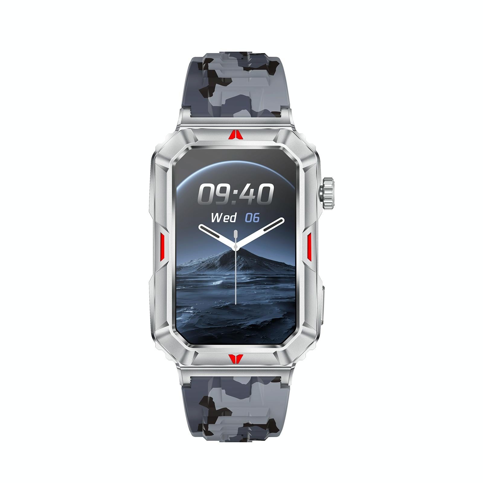 Smart Bracelet With Sleep Detection And Silicone Strap - Bt5.2 - Silver 3