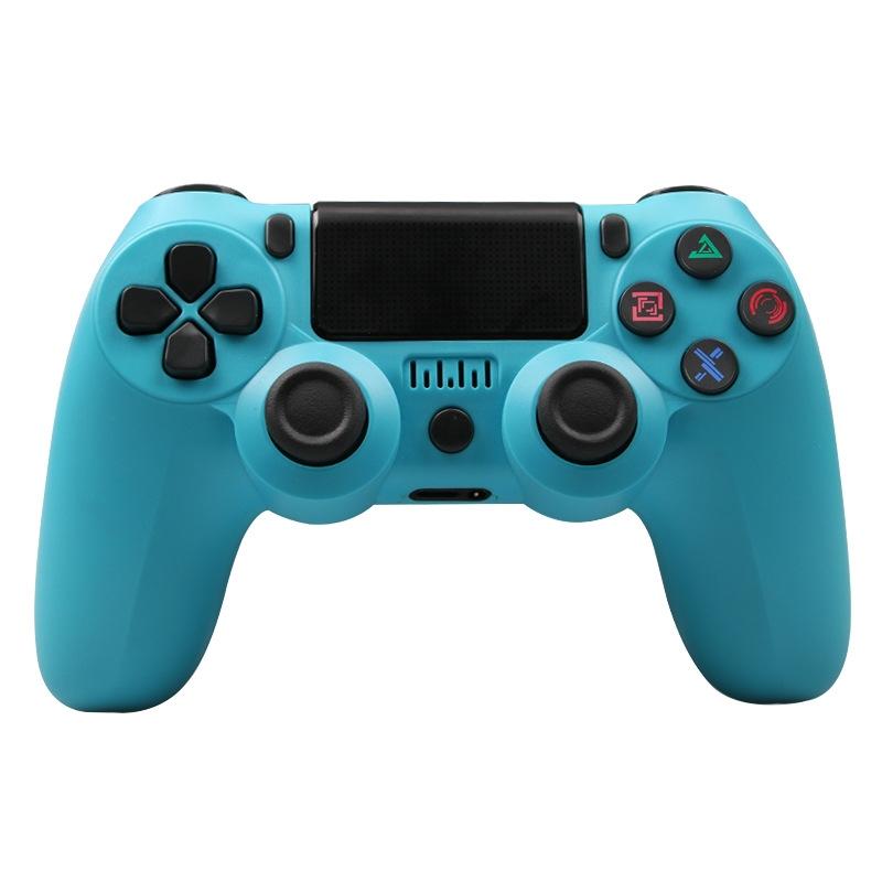 Wireless Bluetooth Game Controller for Ps4 with Dual Vibration and Light Strip - Blue 1
