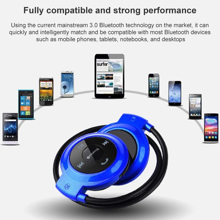 Wireless Mini-503 Earphones with Fm Radio & 32gb Tf Card Support - Gold 4