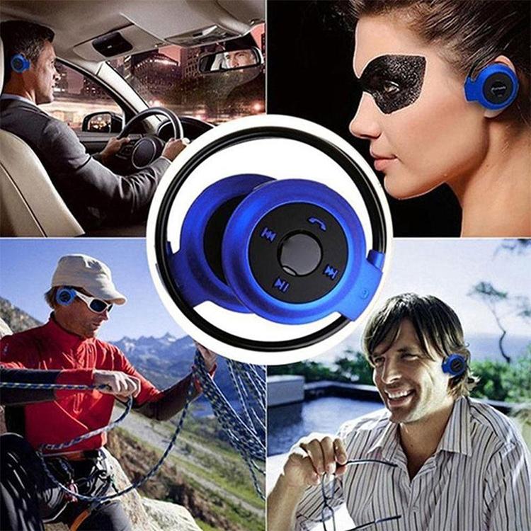 Wireless Mini-503 Earphones with Fm Radio & 32gb Tf Card Support - Gold 7