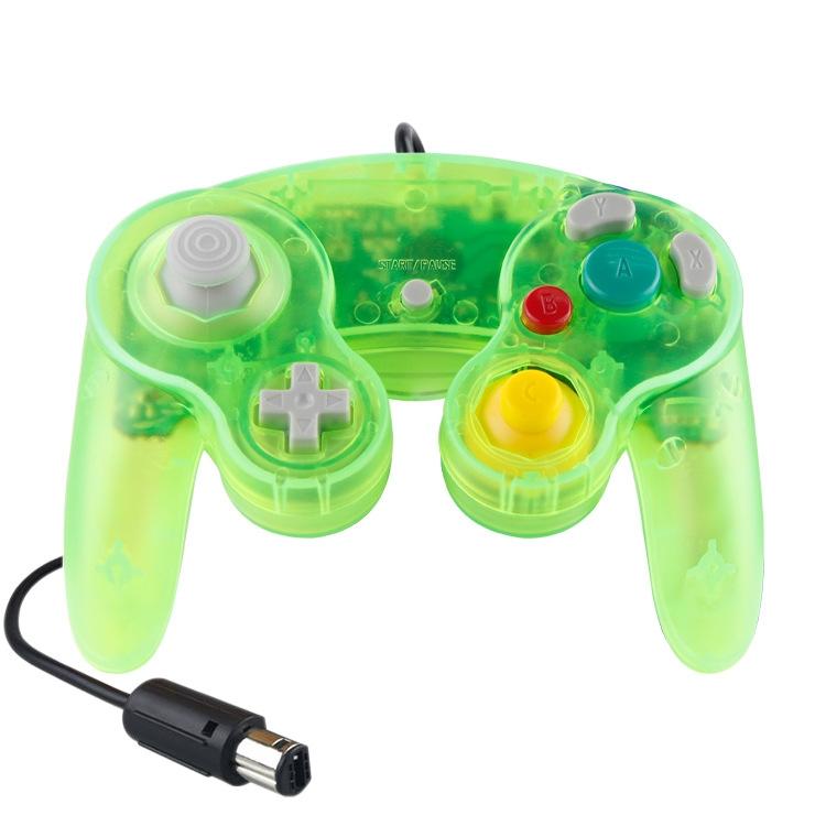 5 Piece Wired Game Controller for Nintendo Ngc - Water Green 9