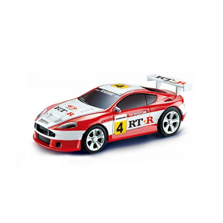 Mini Rc Car with Remote Control - Coke can Design - Red 3