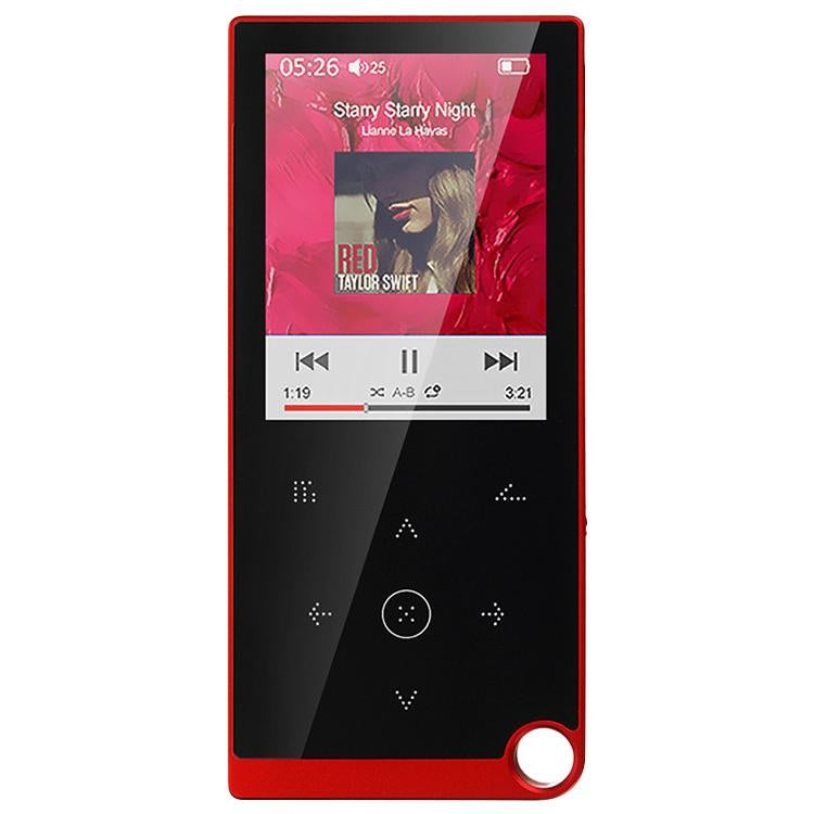 2.4 Inch Touch Mp4 / Mp3 Player 4Gb Memory E Book / Alarm / Timer No Bluetooth - Silver Grey