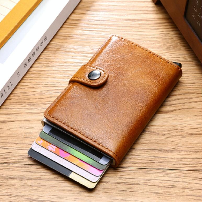 Secure Rfid Blocking Aluminum Card Case - Royal Blue 8