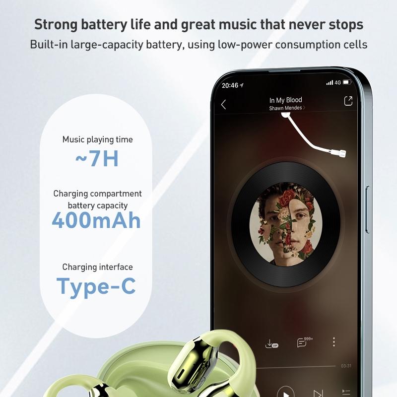 Symphony Gs09s Tws Bluetooth Earphones - Zga Air Conduction - Pink 8