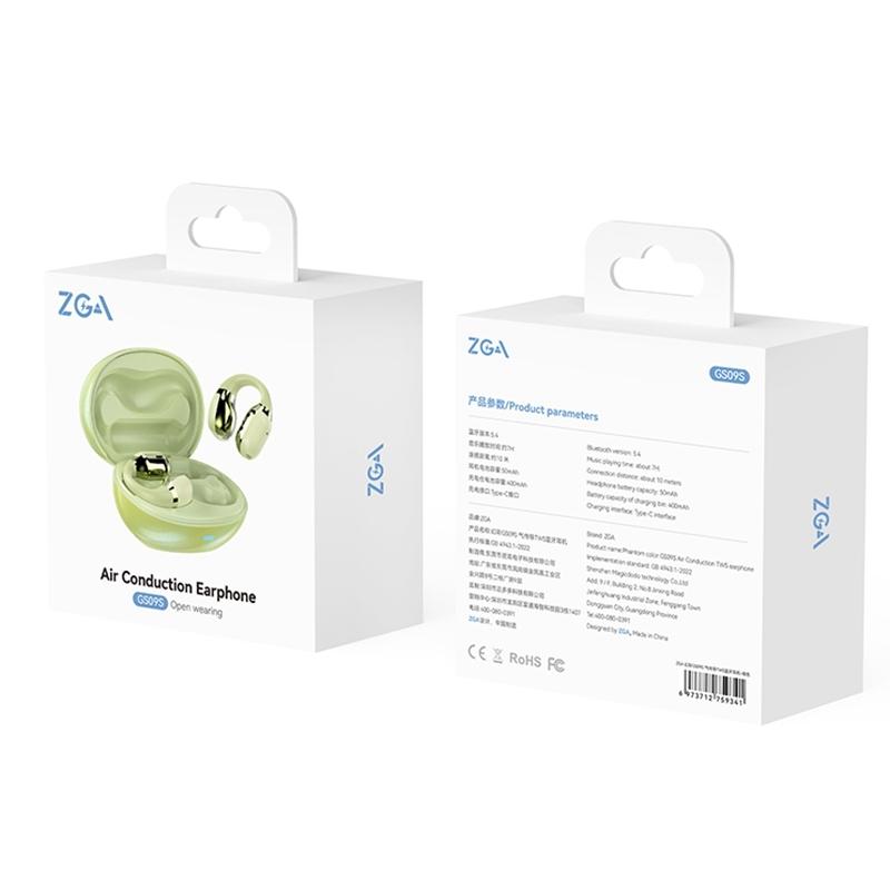 Symphony Gs09s Tws Bluetooth Earphones - Zga Air Conduction - Pink 9