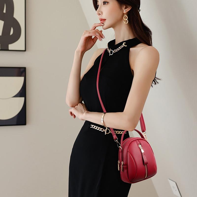 Multi Compartment Shoulder Bag For Women - Violet 8