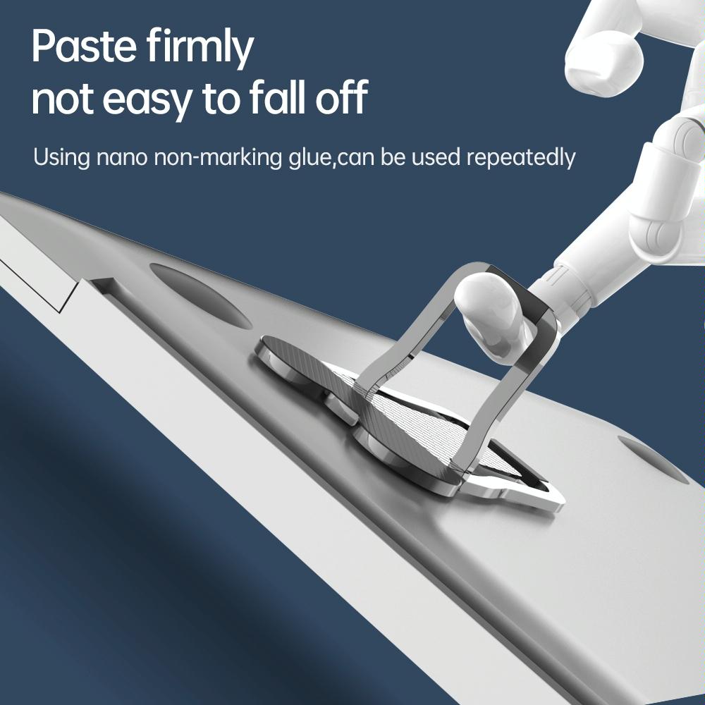 Foldable Metal Laptop Stand - Set of 2 - Silver 6