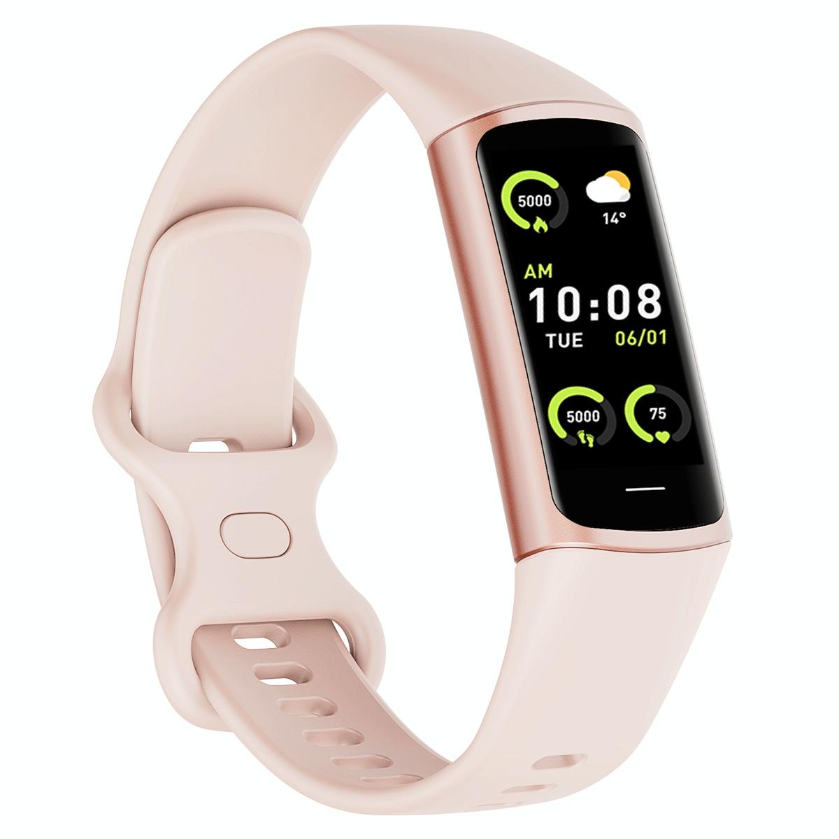 Waterproof C68L Fitness Tracker - Ip67 - Wine Red 13