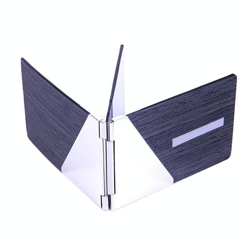 Metal Driver License Holder Fits Most Vehicles - Stripe Gray 5