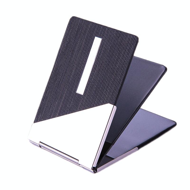 Metal Driver License Holder Fits Most Vehicles - Stripe Gray 10