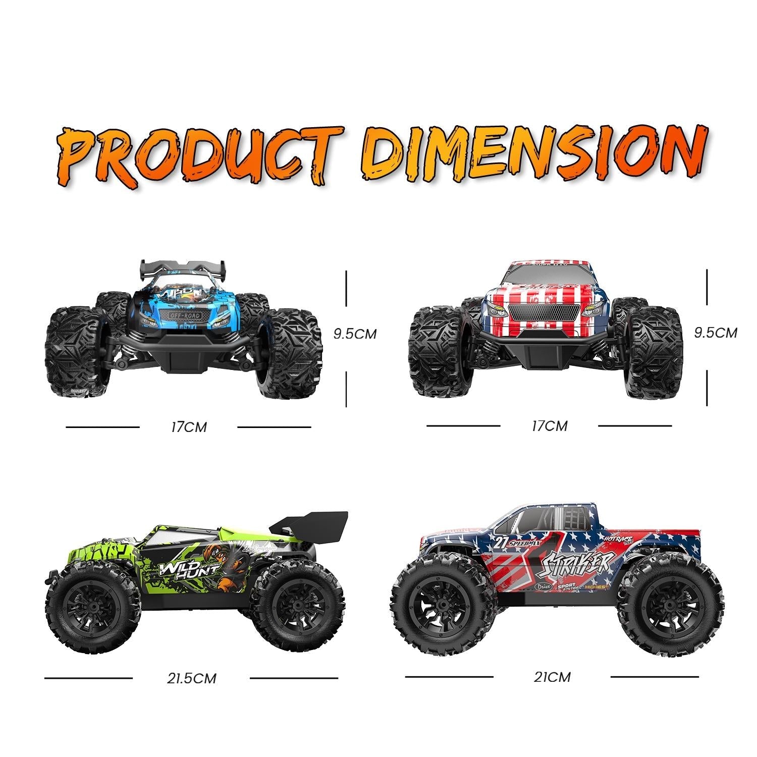1 20 Full Scale 2.4g Rc Off-road Vehicle - Off-road Ready - Red 4