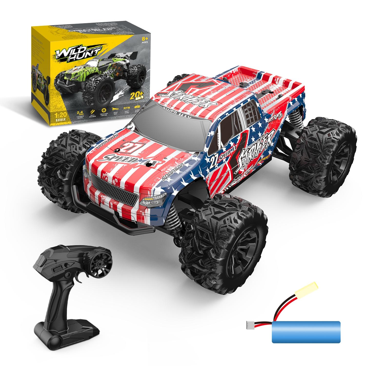1 20 Full Scale 2.4g Rc Off-road Vehicle - Off-road Ready - Red 14