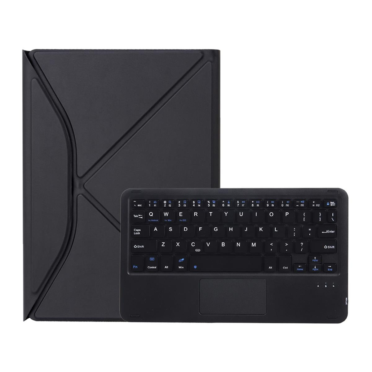 Bluetooth Keyboard Leather Tablet Case With Pen Slot And Touchpad - Sky Blue 14