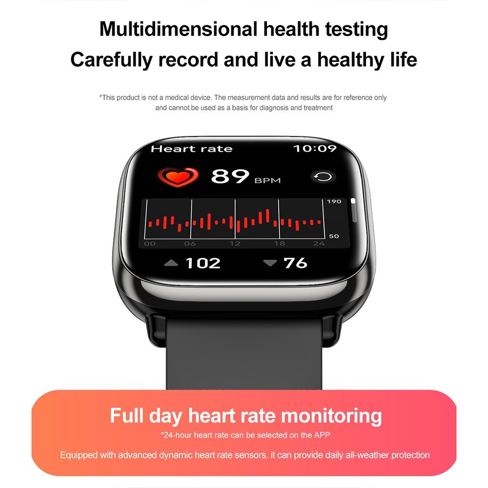 Waterproof Smart Watch With Blood Oxygen Monitoring - Ip68 - Purple 10