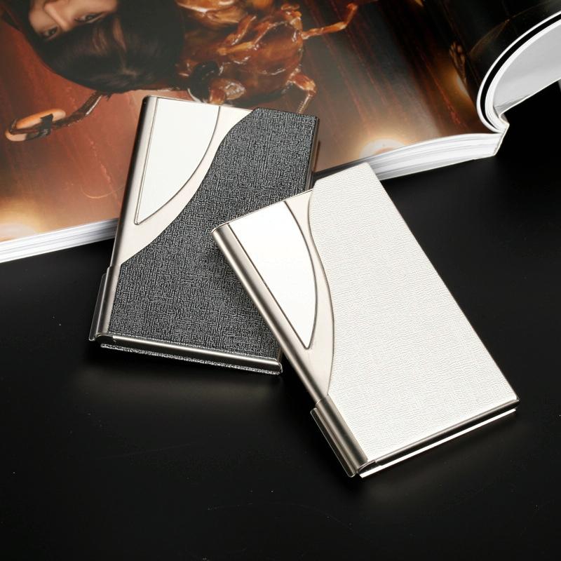 Stainless Steel Business Card Case Large Capacity - Oracle Rose 5