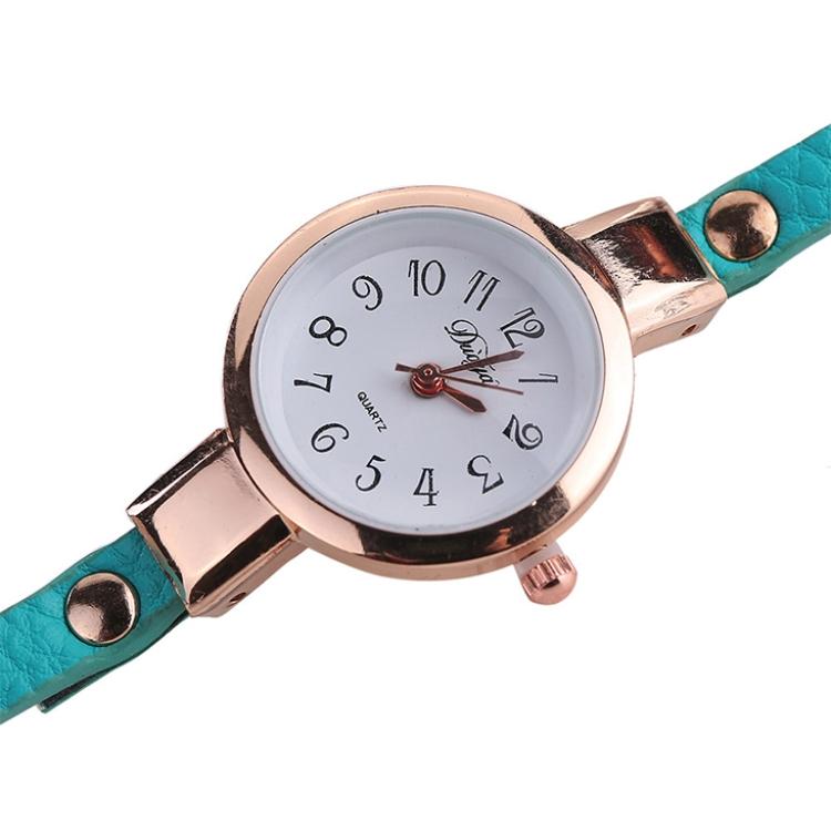 Women Lake Blue Gemstone Bracelet Watch - Eye Shape 4