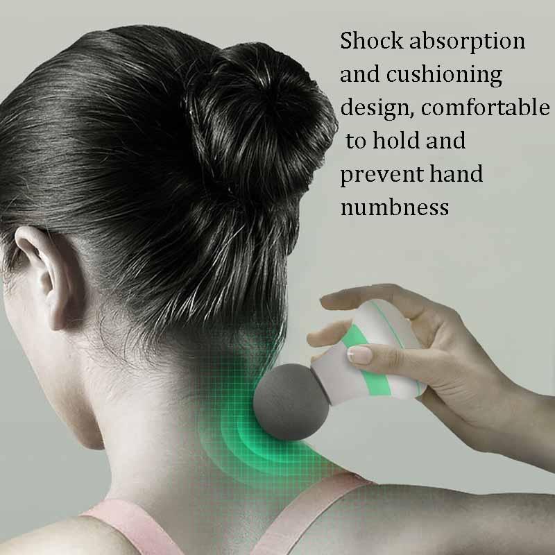 Portable Muscle Relaxation Massager Home Vibrating Hammer - Green 6