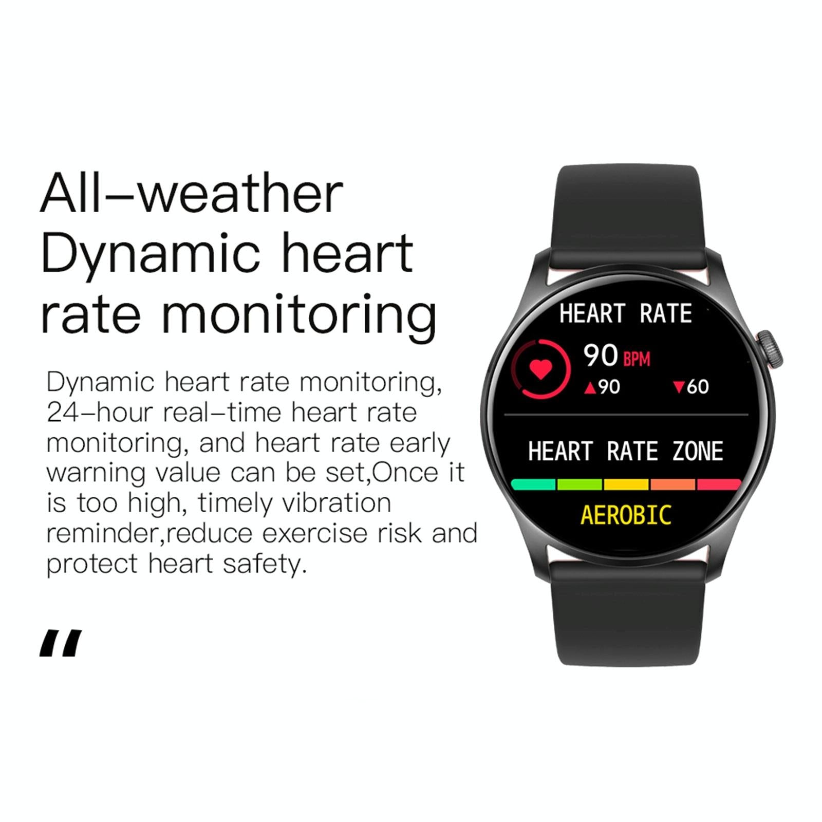Smart Wristband With Sleep And Heart Monitoring - Black 4
