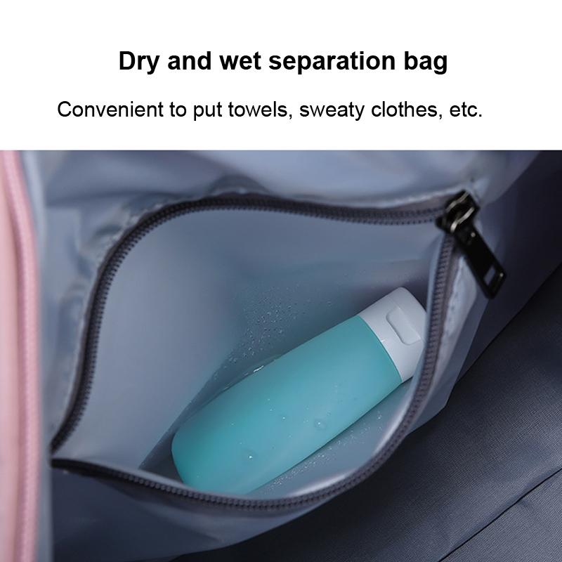 Women Dry / Wet Gym Bag with Separation - no Code - Light Blue 4