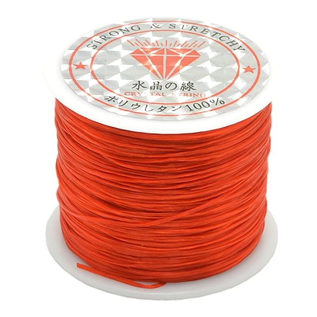 2 Pack 50M 0.5Mm Elastic Cord For Jewelry Making - Red 7