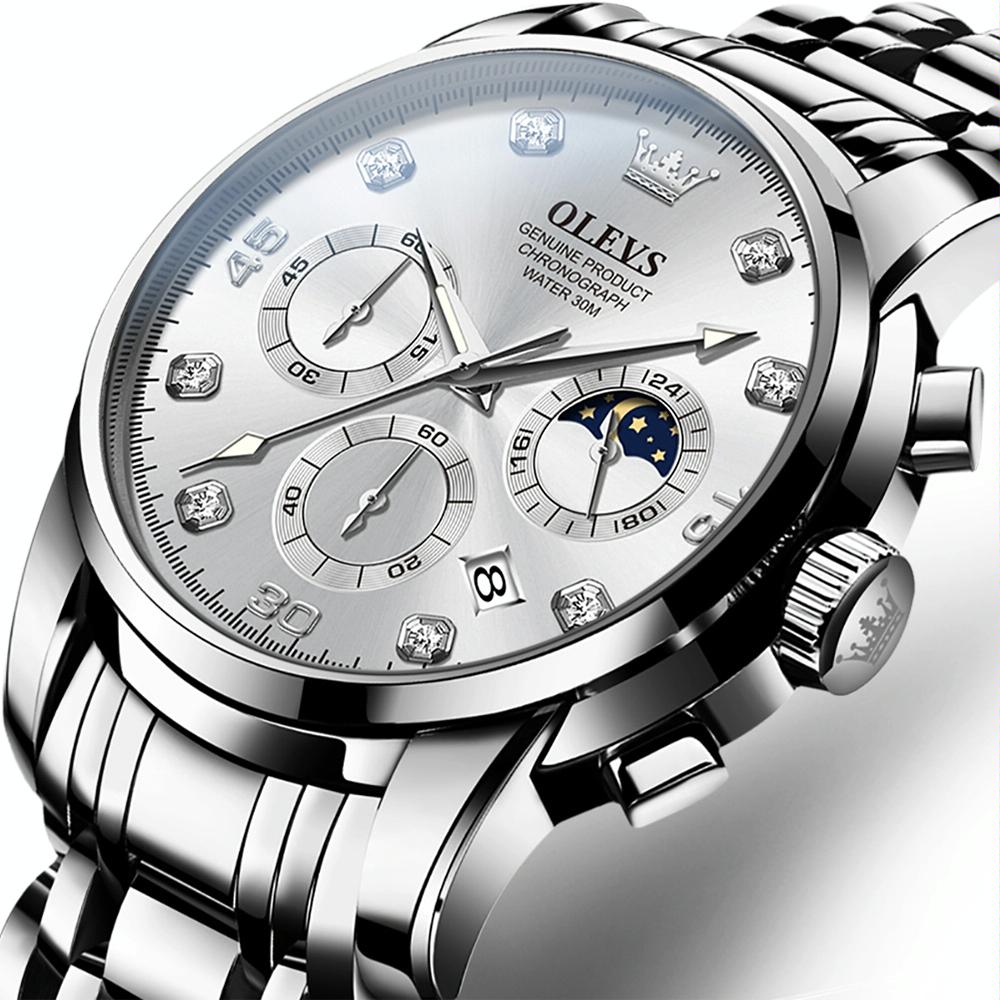 Waterproof Luminous Quartz Watch for Men - Multifunctional - Blue 4