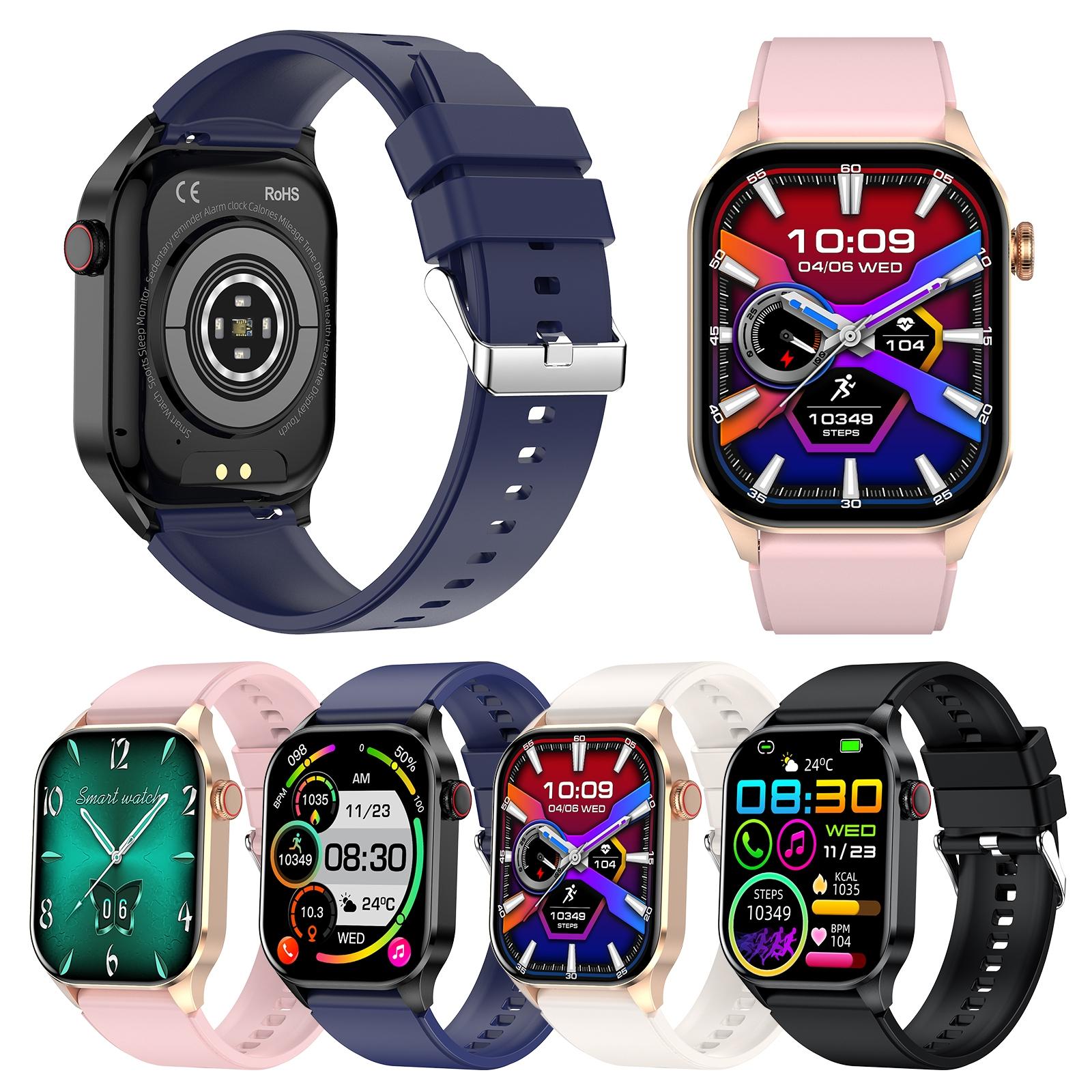 Waterproof Smart Watch With Bluetooth And Blood Oxygen Monitoring - Ip68 - Beige 3