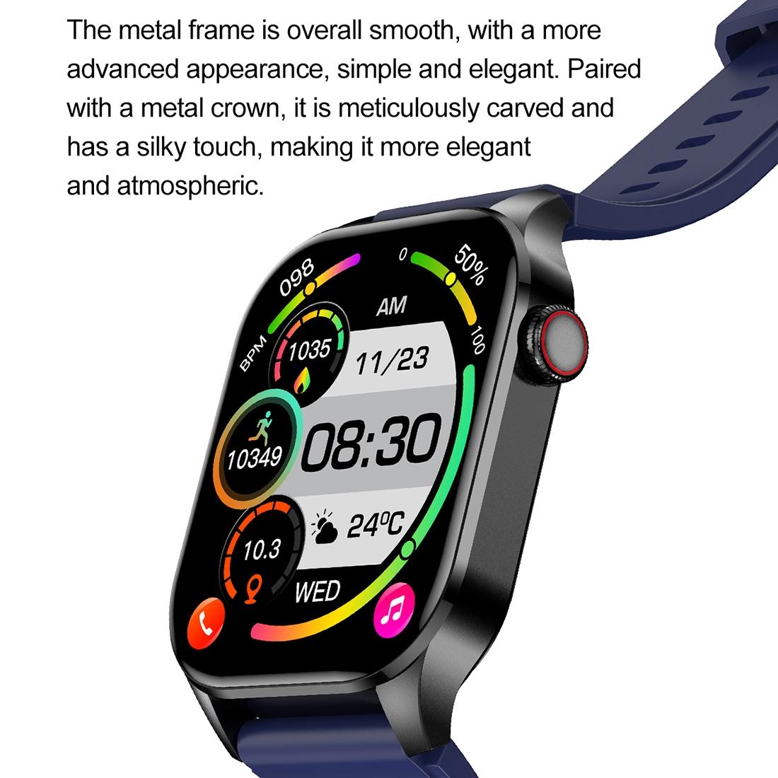 Waterproof Smart Watch With Bluetooth And Blood Oxygen Monitoring - Ip68 - Beige 13