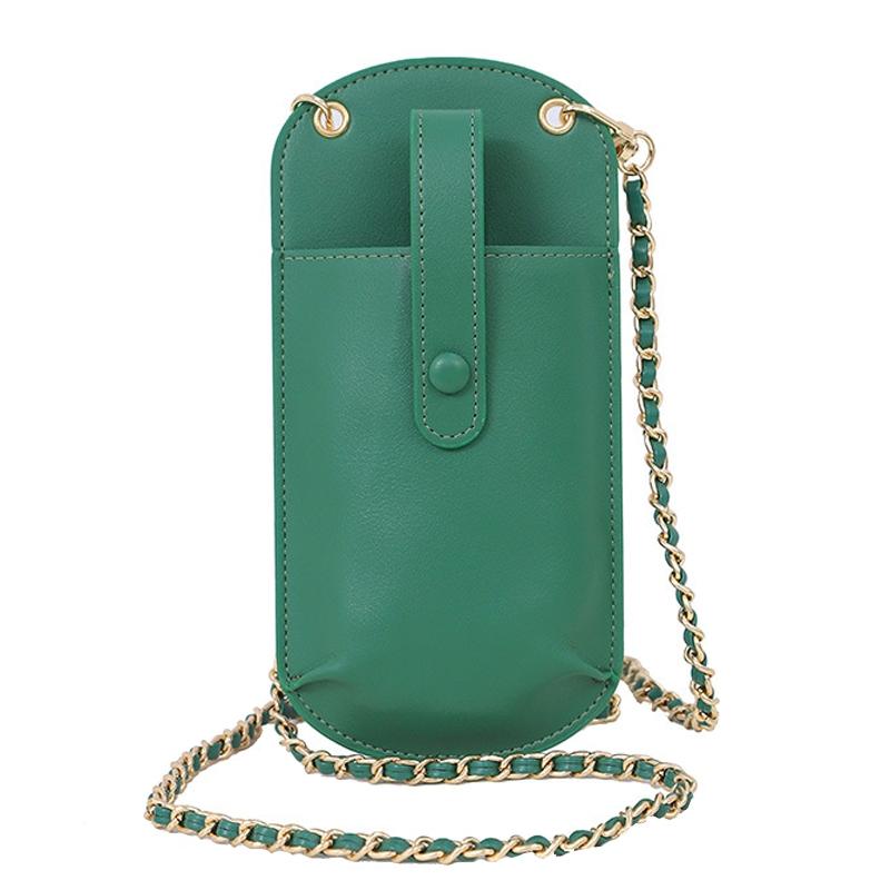 Compact Cell Phone Crossbody Bag - Green