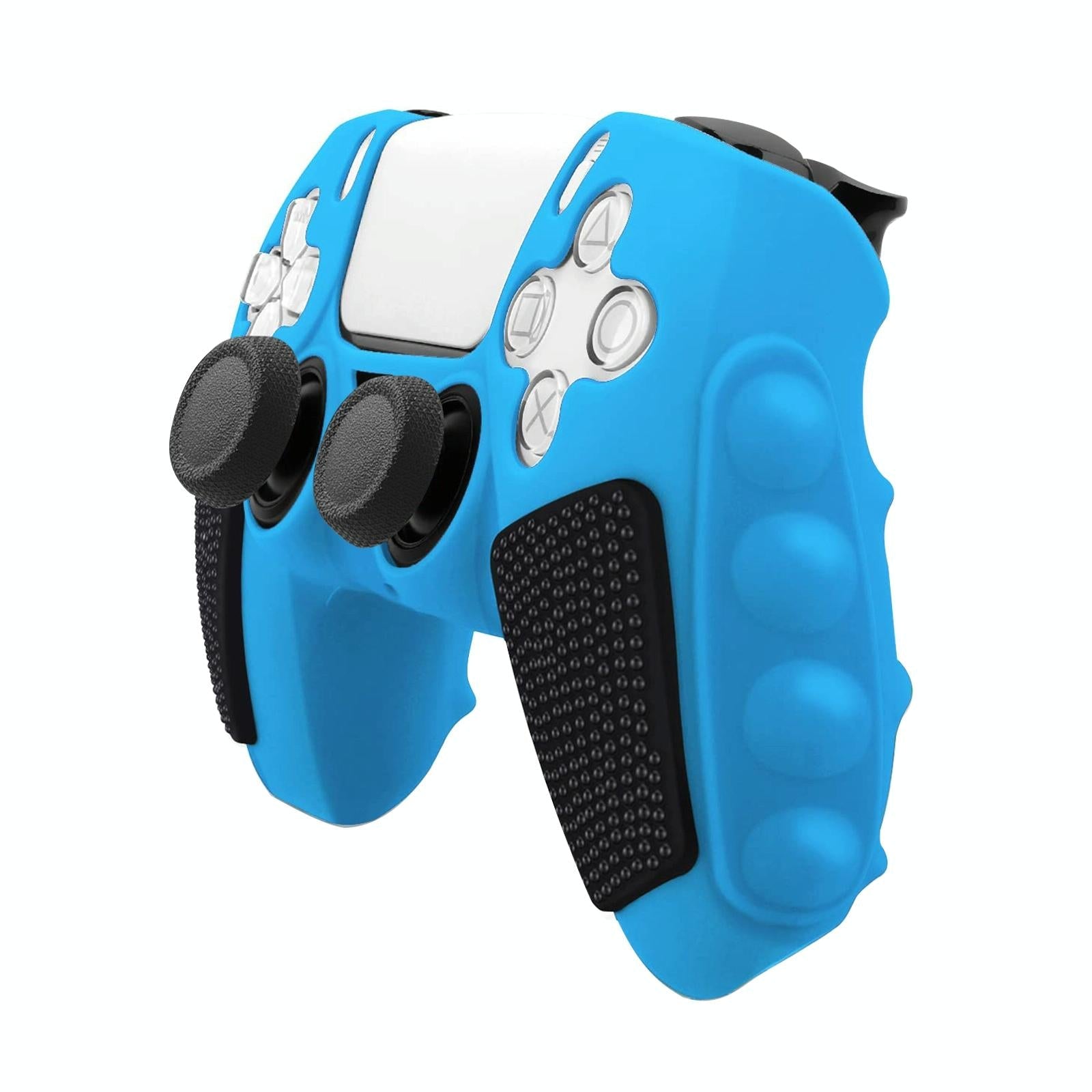 Silicone Gamepad Cover for Sony Ps5 - no Rocker Caps - Blue Black 13