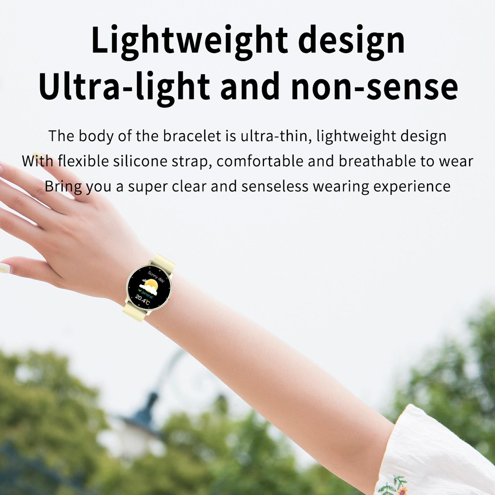 1.28 Inch Touch Screen Ip67 Waterproof Smart Watch Support Blood Pressure Monitoring / Sleep Monitoring / Heart Rate Monitoring - Rose Gold 14