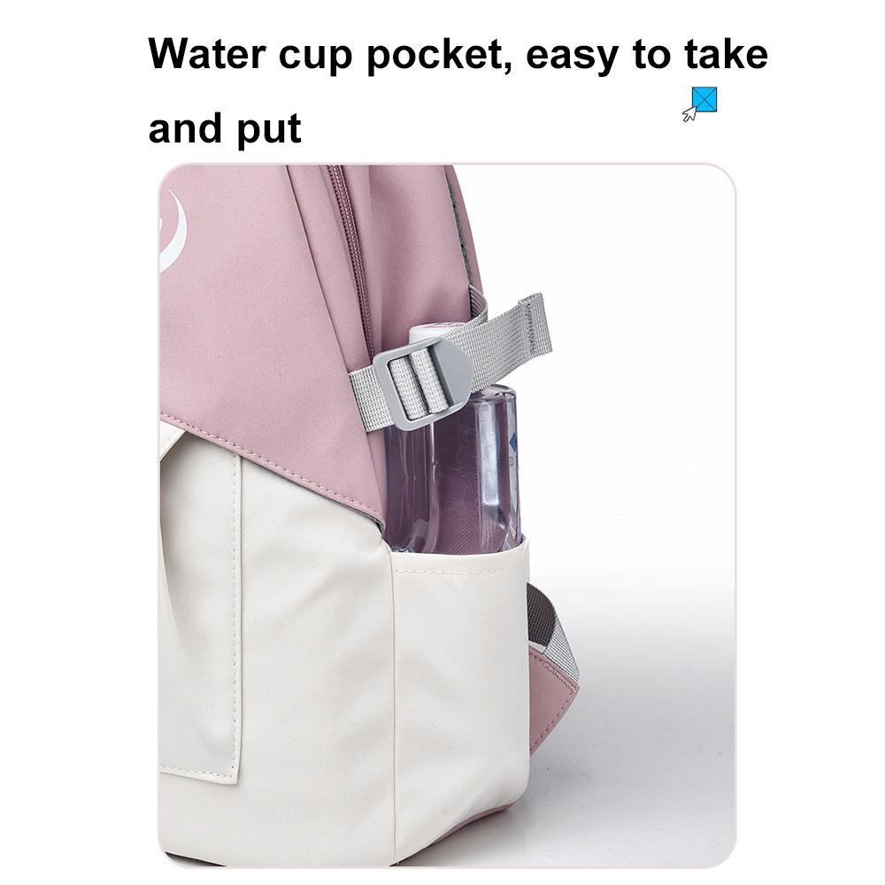 Large Splash Proof Backpack For Outings & School - Purple 5