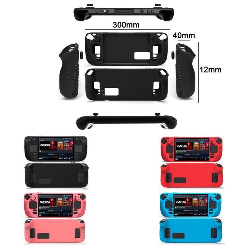 Steam Deck Silicone Cover with Button Caps - All-inclusive - Pink 3