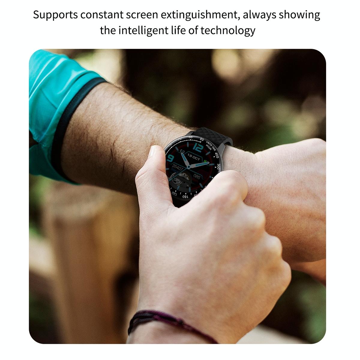 1.75 Inch Hd Round Screen Silicone Strap Smart Sports Watch - Purple 9