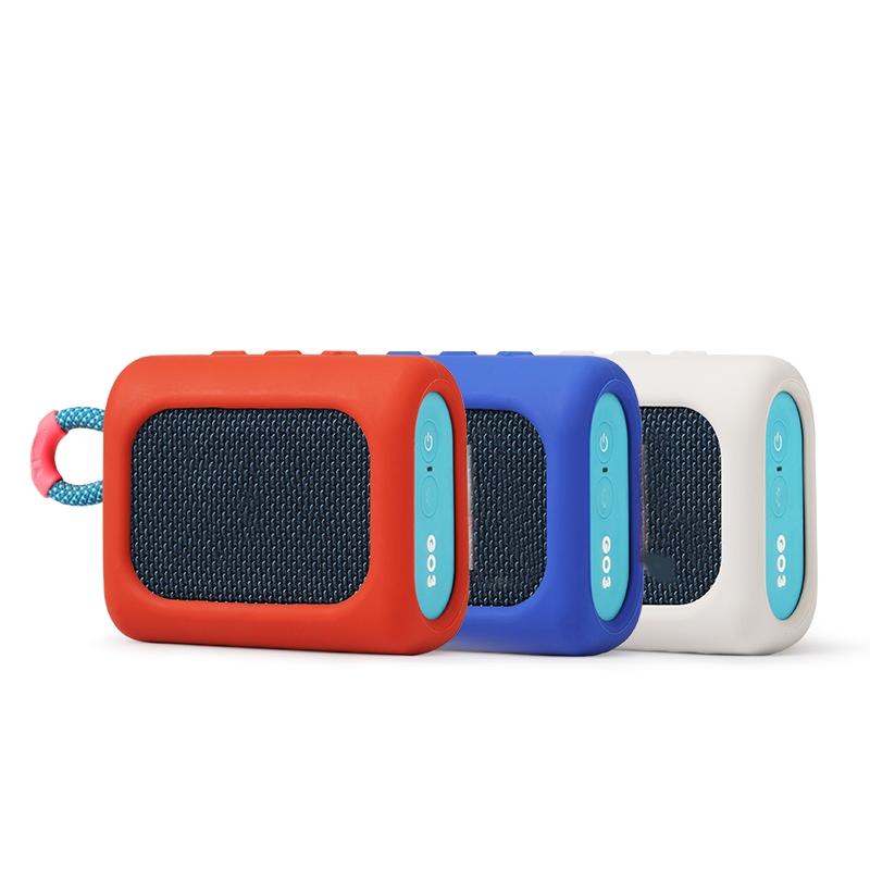 Protective Silicone Case for Jbl Go3 Speaker - Dust-proof and Anti-fall - Blue 3