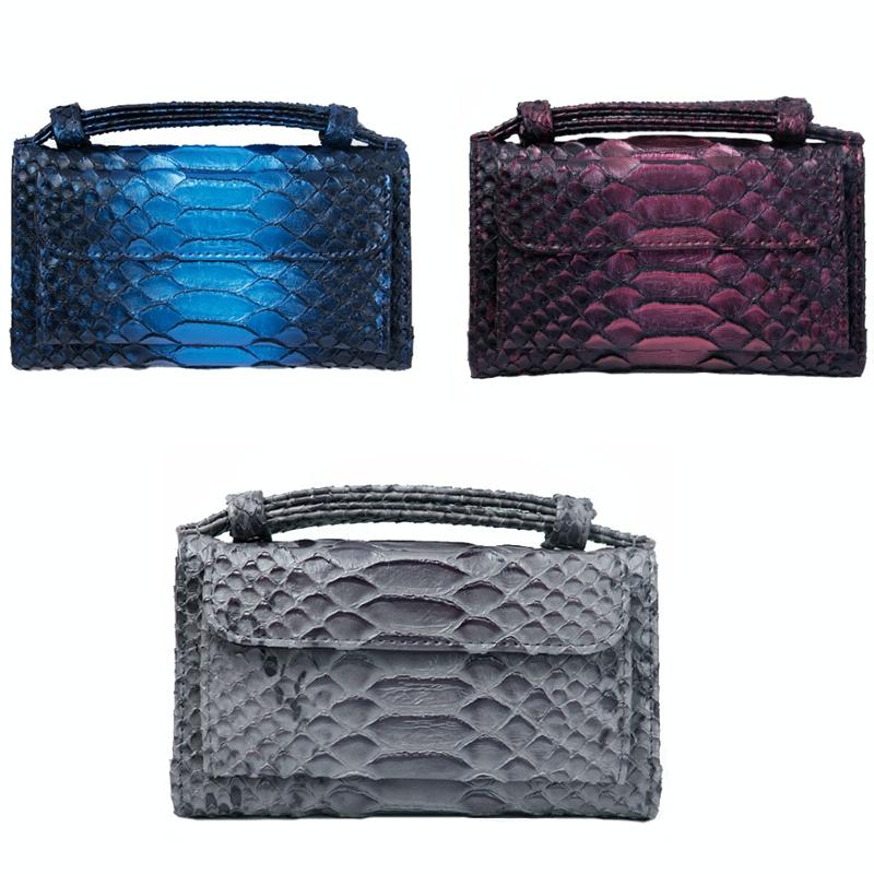 Chain Crossbody Bag with Snake Texture Print - 11 Copper Colour 12