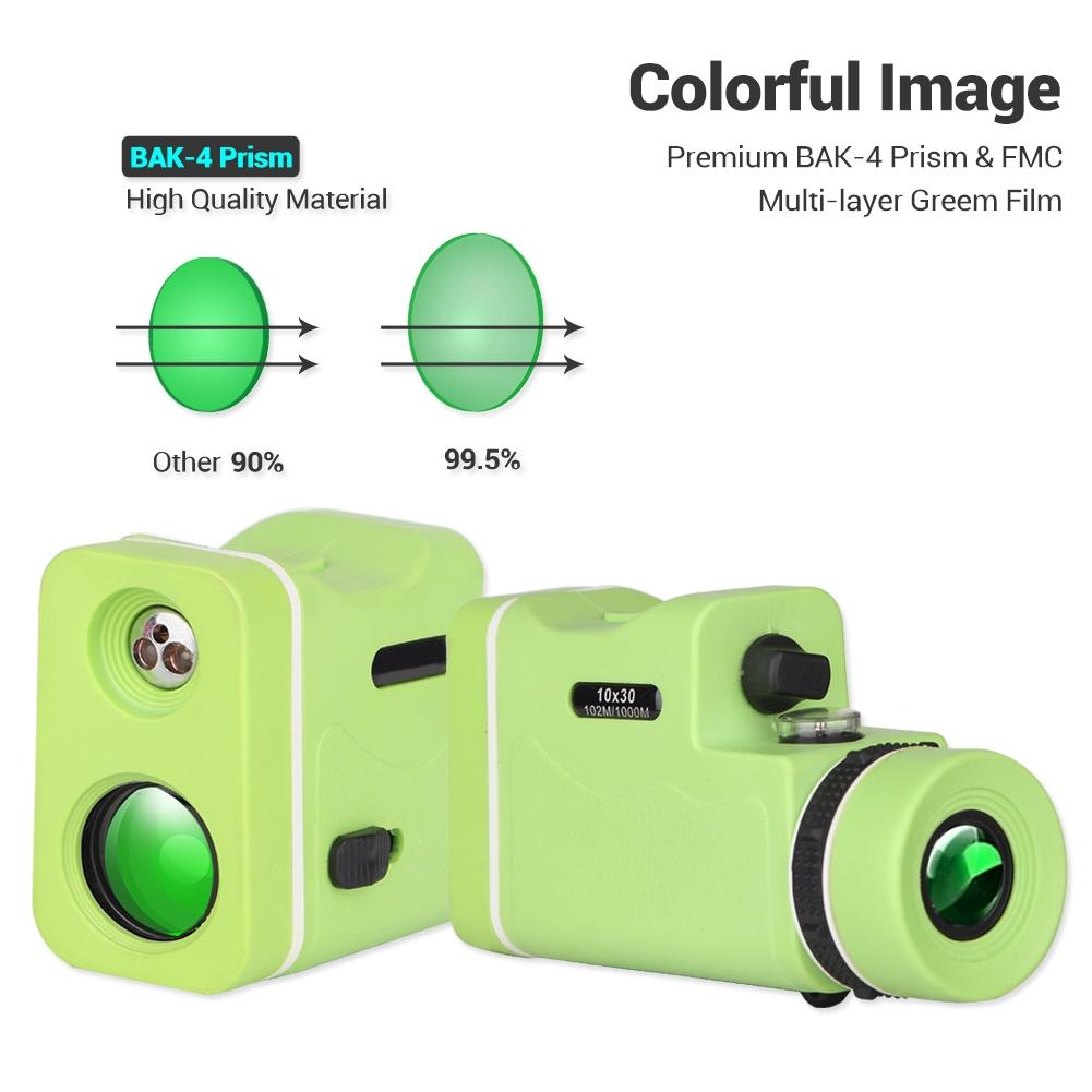 10x High List Binoculars with Infrared Light - Colourful - Magic Black 7